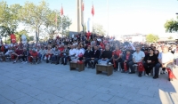 Cumhuriyetin kalesi Şarköy’ümüzde, bu sabah tek yürek olduk.