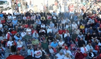 Cumhuriyetin kalesi Şarköy’ümüzde, bu sabah tek yürek olduk.