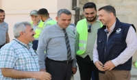 Doğalgaz İçin İlk Kazmayı Vurduk.