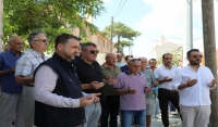 Doğalgaz İçin İlk Kazmayı Vurduk.