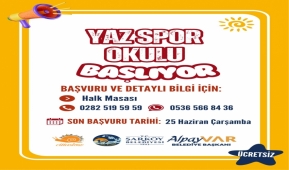 Yaz Spor Okulu Başlıyor