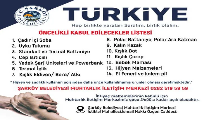 Yaraları Hep Birlikte Saracağız!
