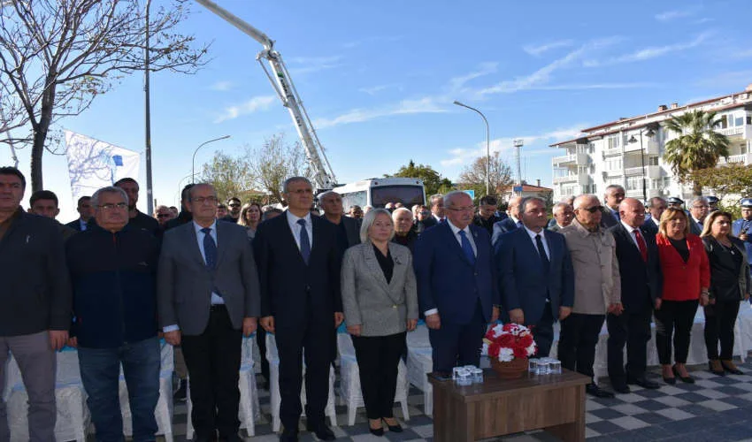 CEMAL ÖZKAN CADDESİ İÇME SUYU İNŞAATI TEMEL ATMA TÖRENİ