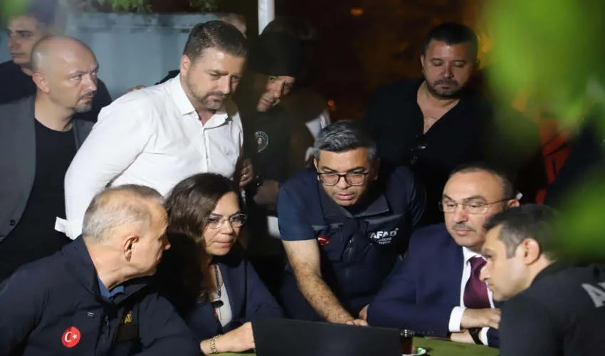 Yangına yönelik söndürme ve soğutma çalışmaları
