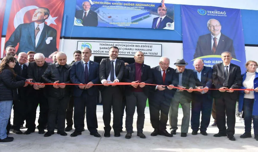 SOĞUK HAVA DEPOSU VE SALAMURA TESİSİ HEMŞEHRİLERİMİZE VE KENTİMİZE HAYIRLI OLSUN