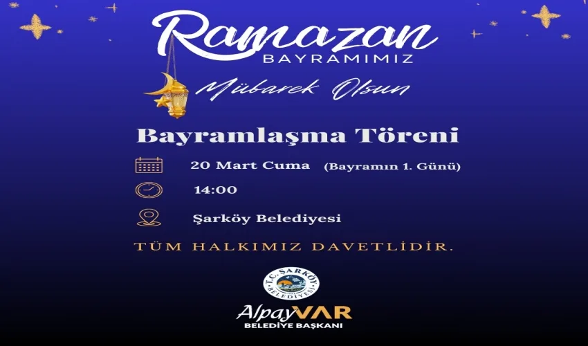 Şarköy Belediyesi Bayramlaşma Programı